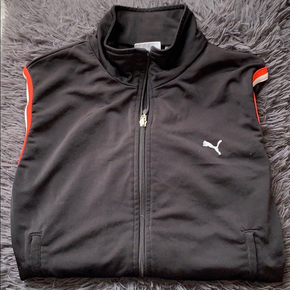Puma red, white and black jacket